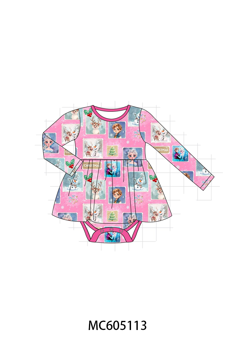 PO92 Pink christmas reindeer bamboo collection - closing 5/25 - ETA late October