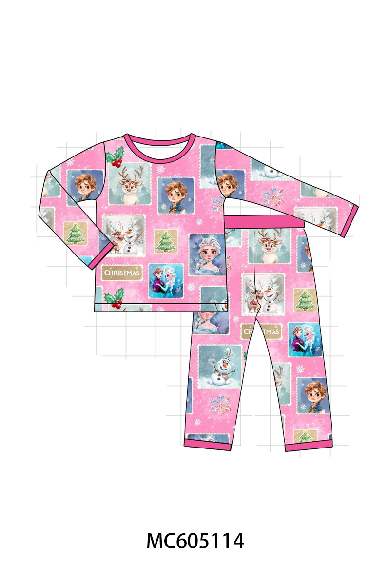 PO92 Pink christmas reindeer bamboo collection - closing 5/25 - ETA late October