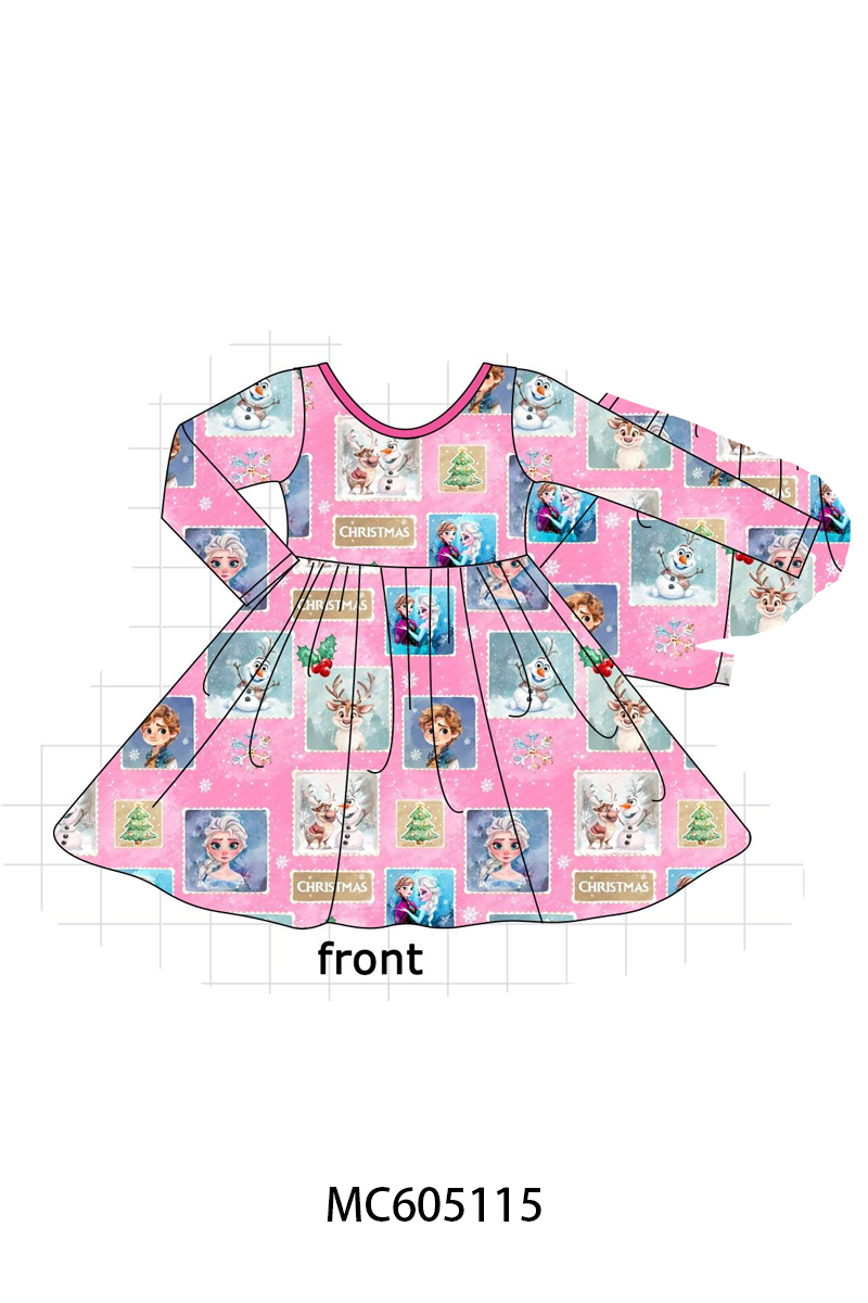 PO92 Pink christmas reindeer bamboo collection - closing 5/25 - ETA late October