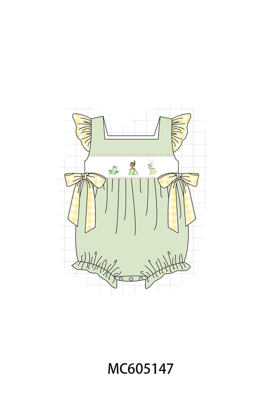 PO92 Green the princess and the frog embroidery collection - closing 5/25 - ETA late October