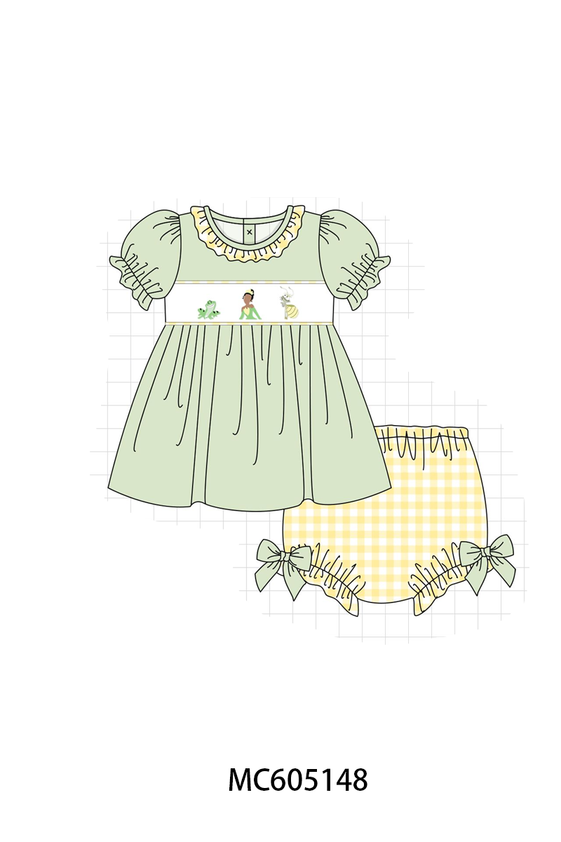 PO92 Green the princess and the frog embroidery collection - closing 5/25 - ETA late October