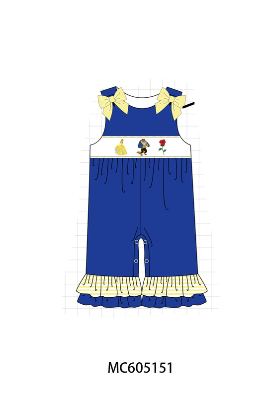 PO92 Royal blue character embroidery collection - closing 5/25 - ETA late October