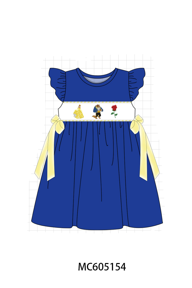 PO92 Royal blue character embroidery collection - closing 5/25 - ETA late October