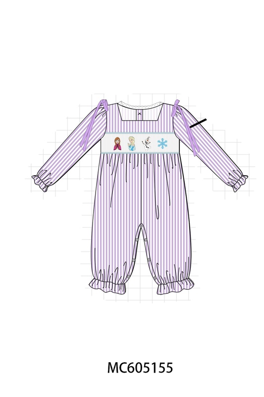 PO92 Purple stripe frozen smocked collection - closing 5/25 - ETA late October