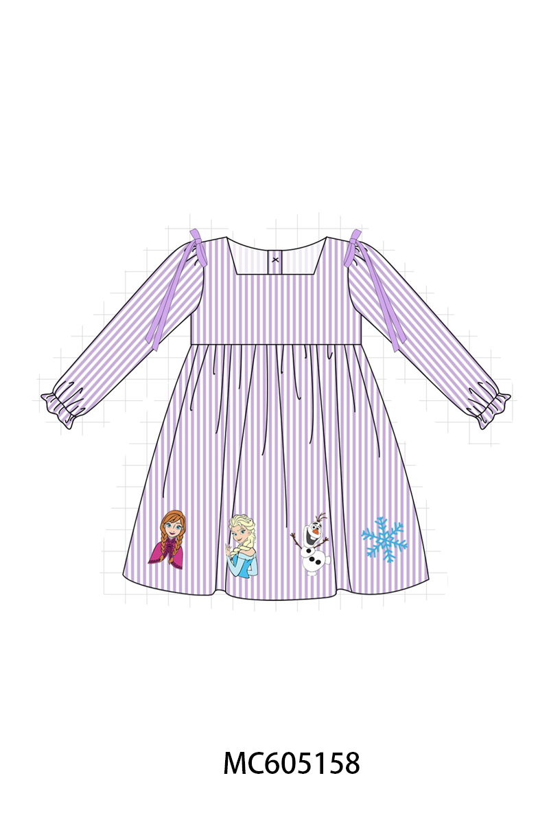 PO92 Purple stripe frozen smocked collection - closing 5/25 - ETA late October