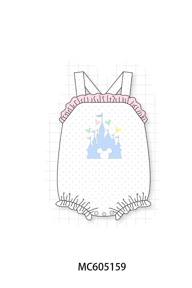 PO92 Pink&blue castle applique collection - closing 5/25 - ETA late October