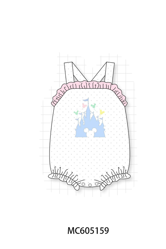PO92 Pink&blue castle applique collection - closing 5/25 - ETA late October