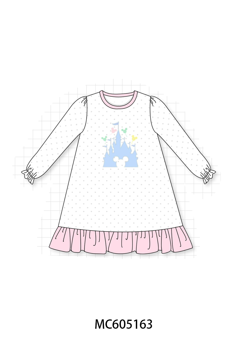 PO92 Pink&blue castle applique collection - closing 5/25 - ETA late October