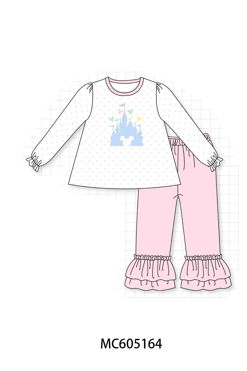 PO92 Pink&blue castle applique collection - closing 5/25 - ETA late October