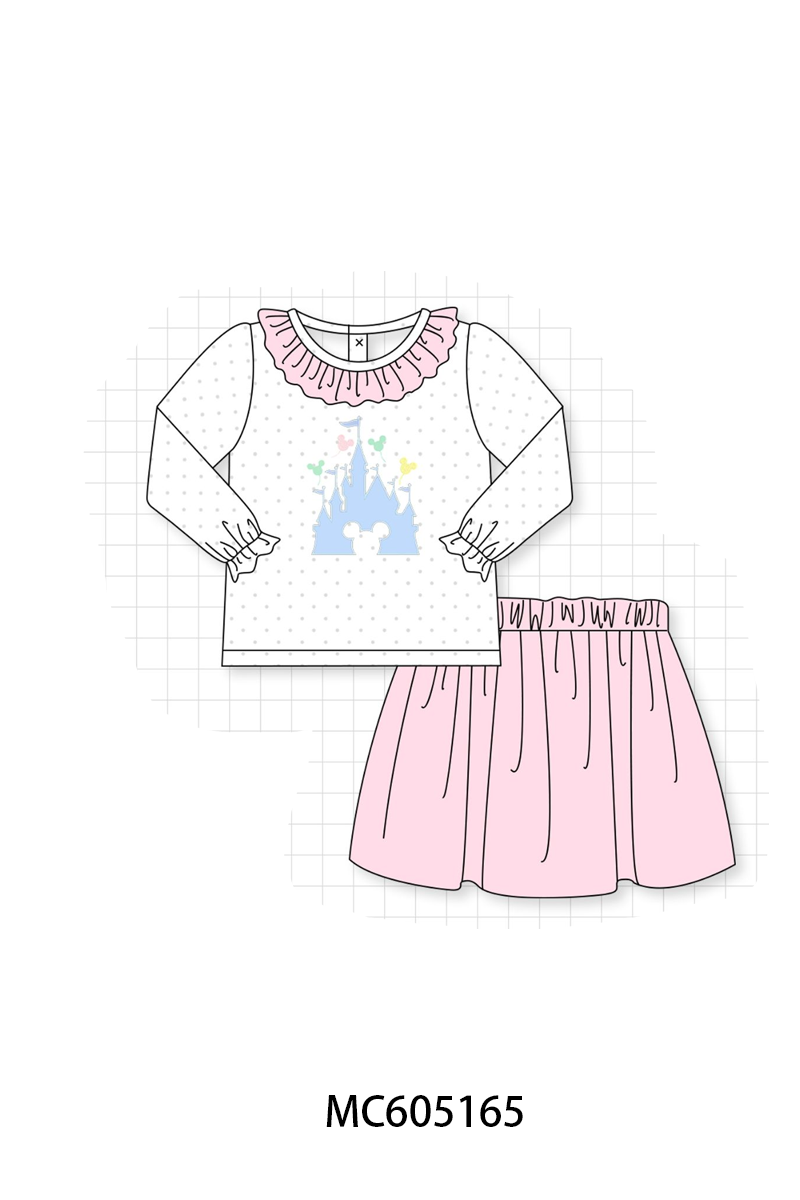 PO92 Pink&blue castle applique collection - closing 5/25 - ETA late October