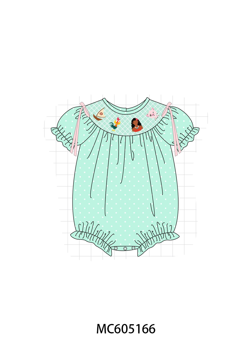 PO92 Green character smocked collection - closing 5/25 - ETA late October