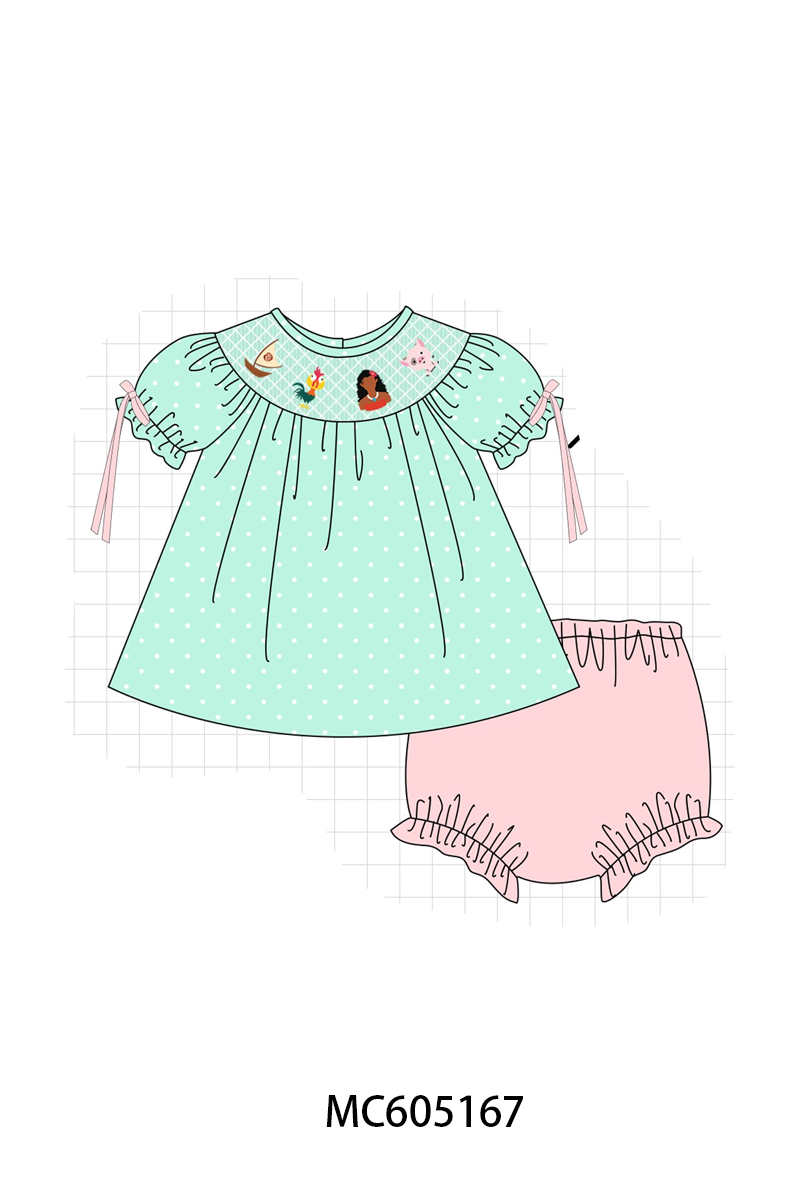 PO92 Green character smocked collection - closing 5/25 - ETA late October