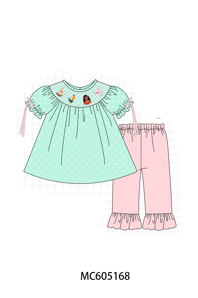 PO92 Green character smocked collection - closing 5/25 - ETA late October