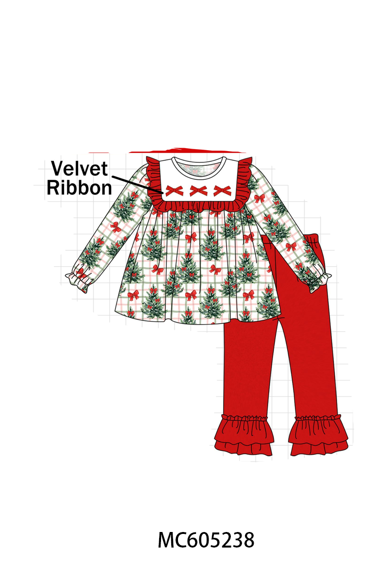 PO92 Red christmas mink velvet plaid collection - closing 5/25 - ETA late October