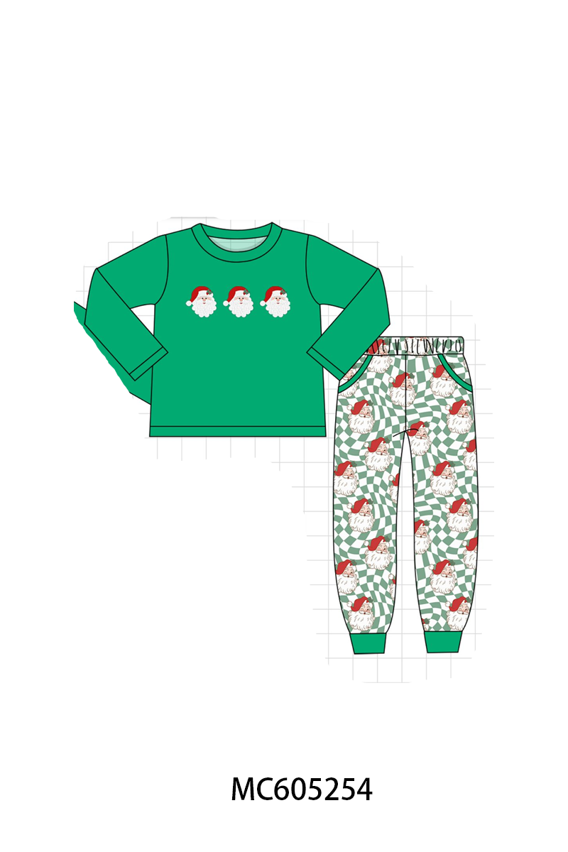 PO92 Pink christmas santa claus french knot collection - closing 5/25 - ETA late October