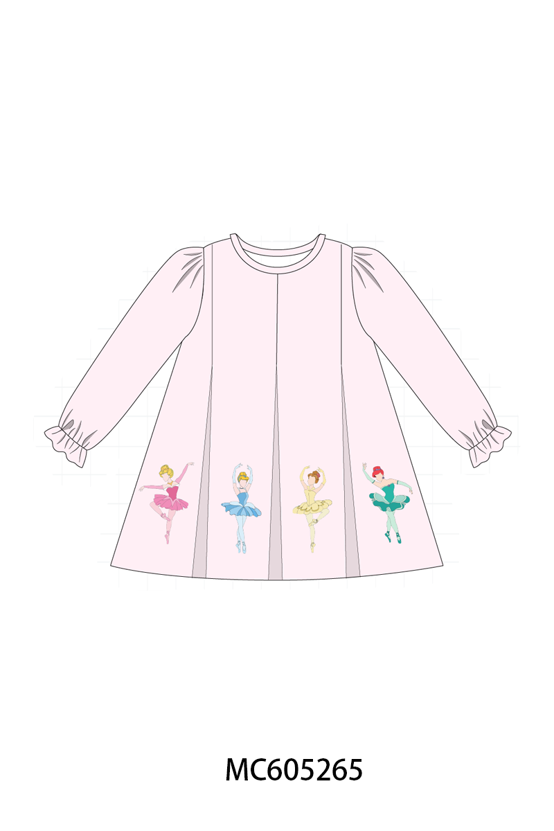 PO92 Pink ballet princess embroidery collection - closing 5/25 - ETA late October