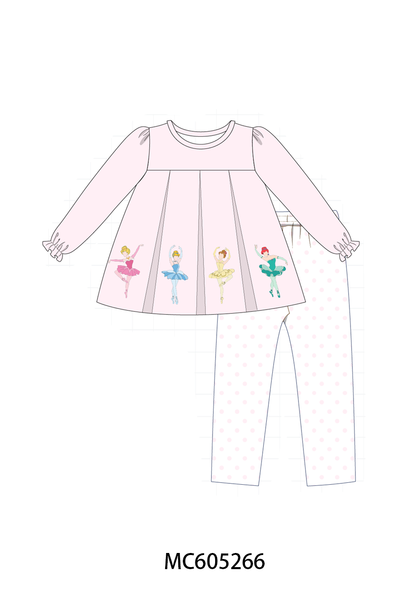 PO92 Pink ballet princess embroidery collection - closing 5/25 - ETA late October