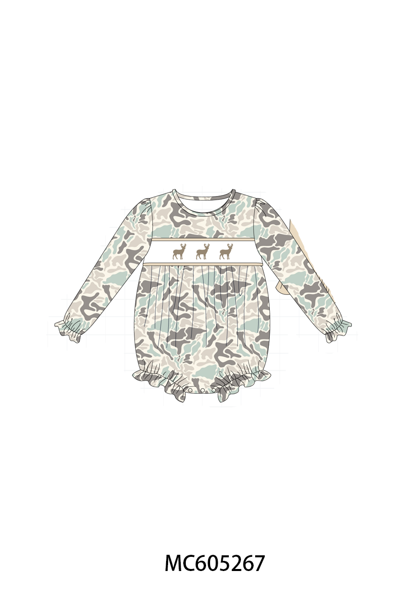 PO92 Camouflage hunting deer embroidery collection - closing 5/25 - ETA late October