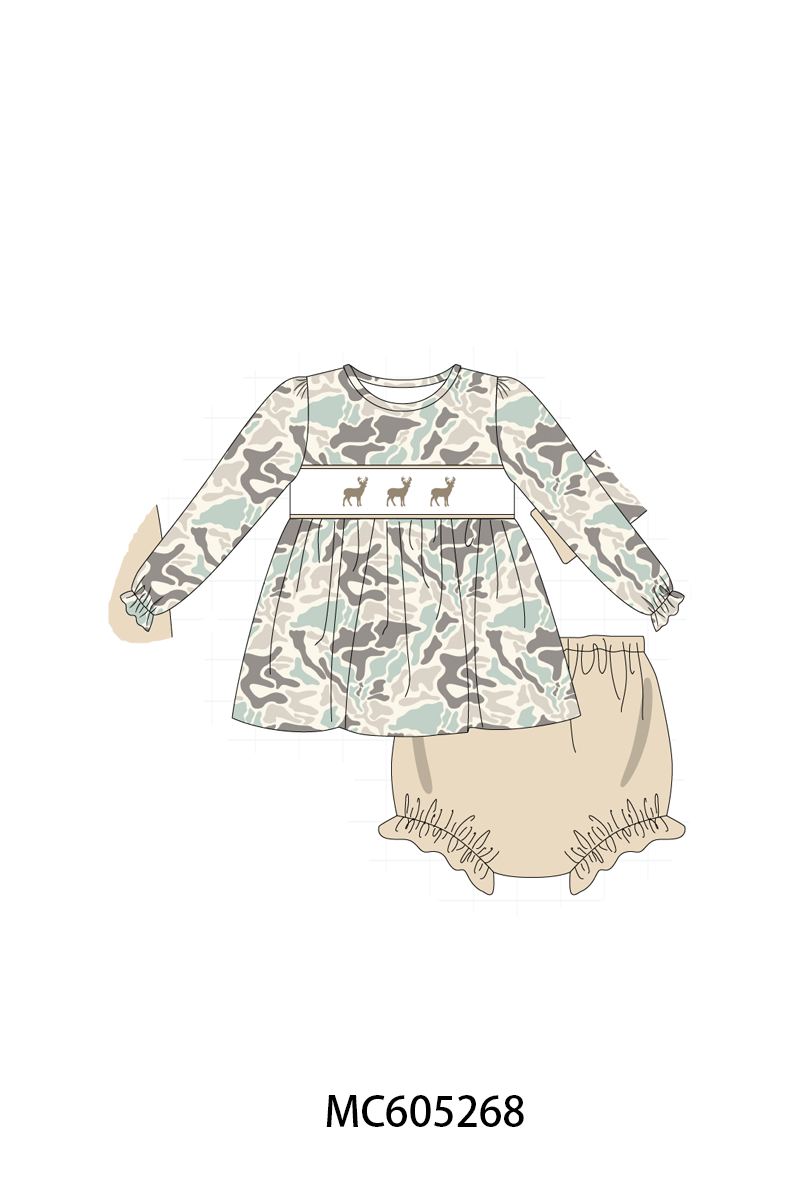 PO92 Camouflage hunting deer embroidery collection - closing 5/25 - ETA late October