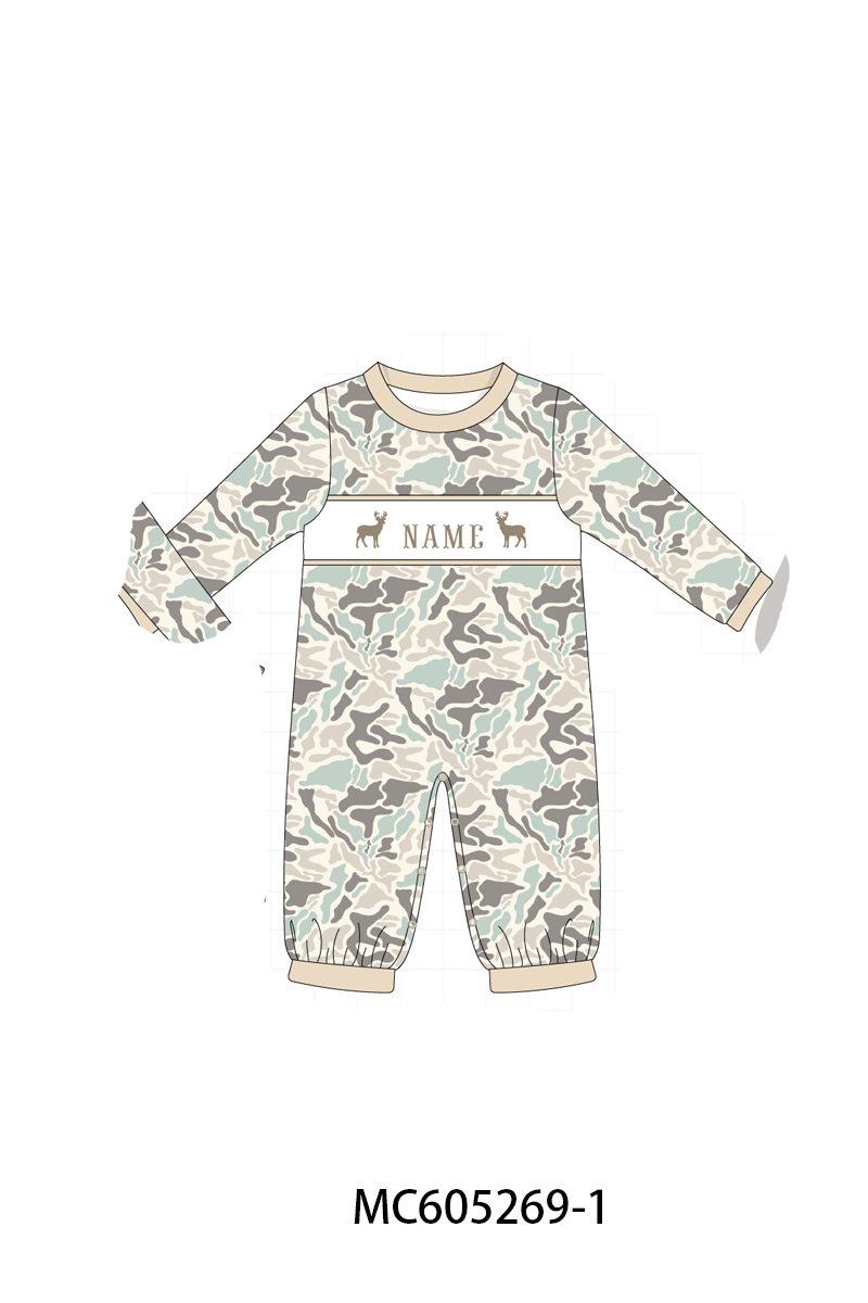 PO92 Camouflage hunting deer monogram embroidery collection - closing 5/25 - ETA late October