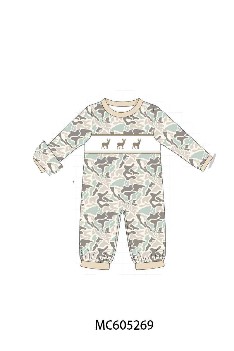 PO92 Camouflage hunting deer embroidery collection - closing 5/25 - ETA late October