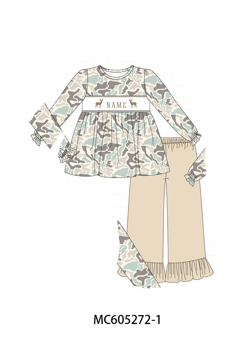 PO92 Camouflage hunting deer monogram embroidery collection - closing 5/25 - ETA late October