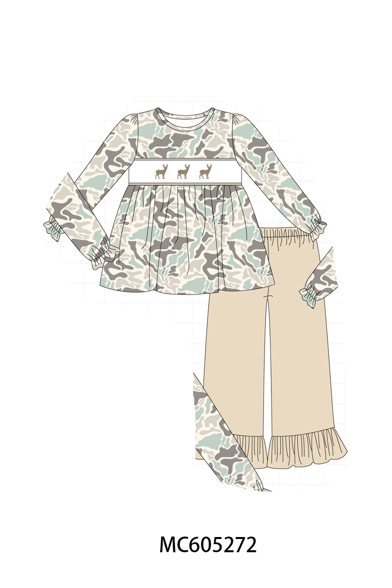 PO92 Camouflage hunting deer embroidery collection - closing 5/25 - ETA late October