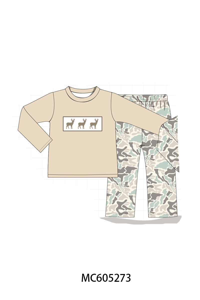 PO92 Camouflage hunting deer embroidery collection - closing 5/25 - ETA late October