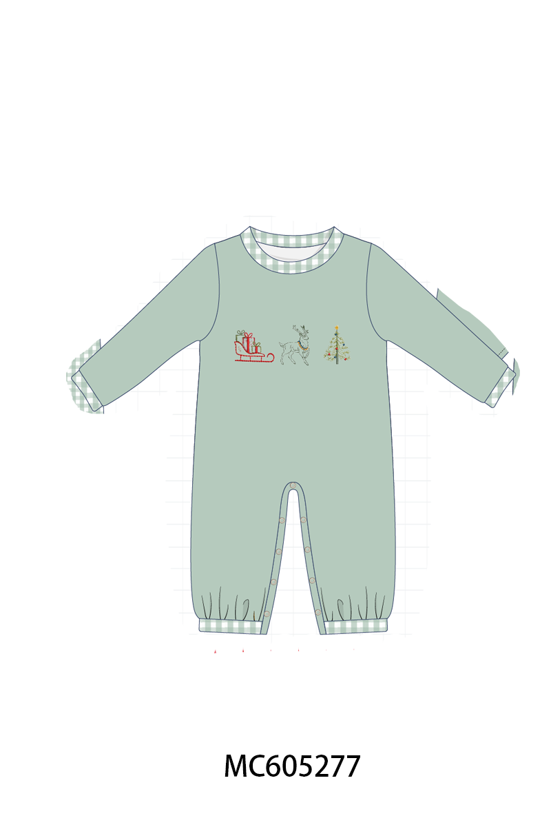PO92 Pink&sage christmas embroidery collection - closing 5/25 - ETA late October
