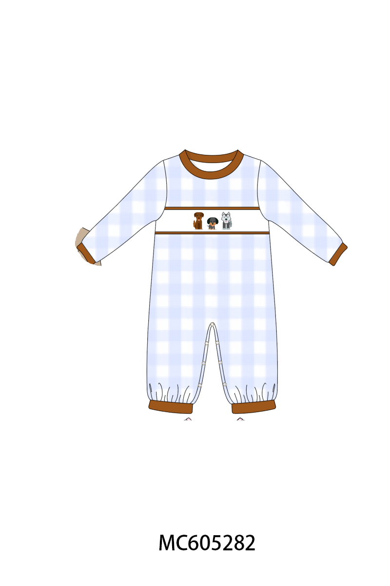 PO92 Puppy embroidery floral collection - closing 5/25 - ETA late October