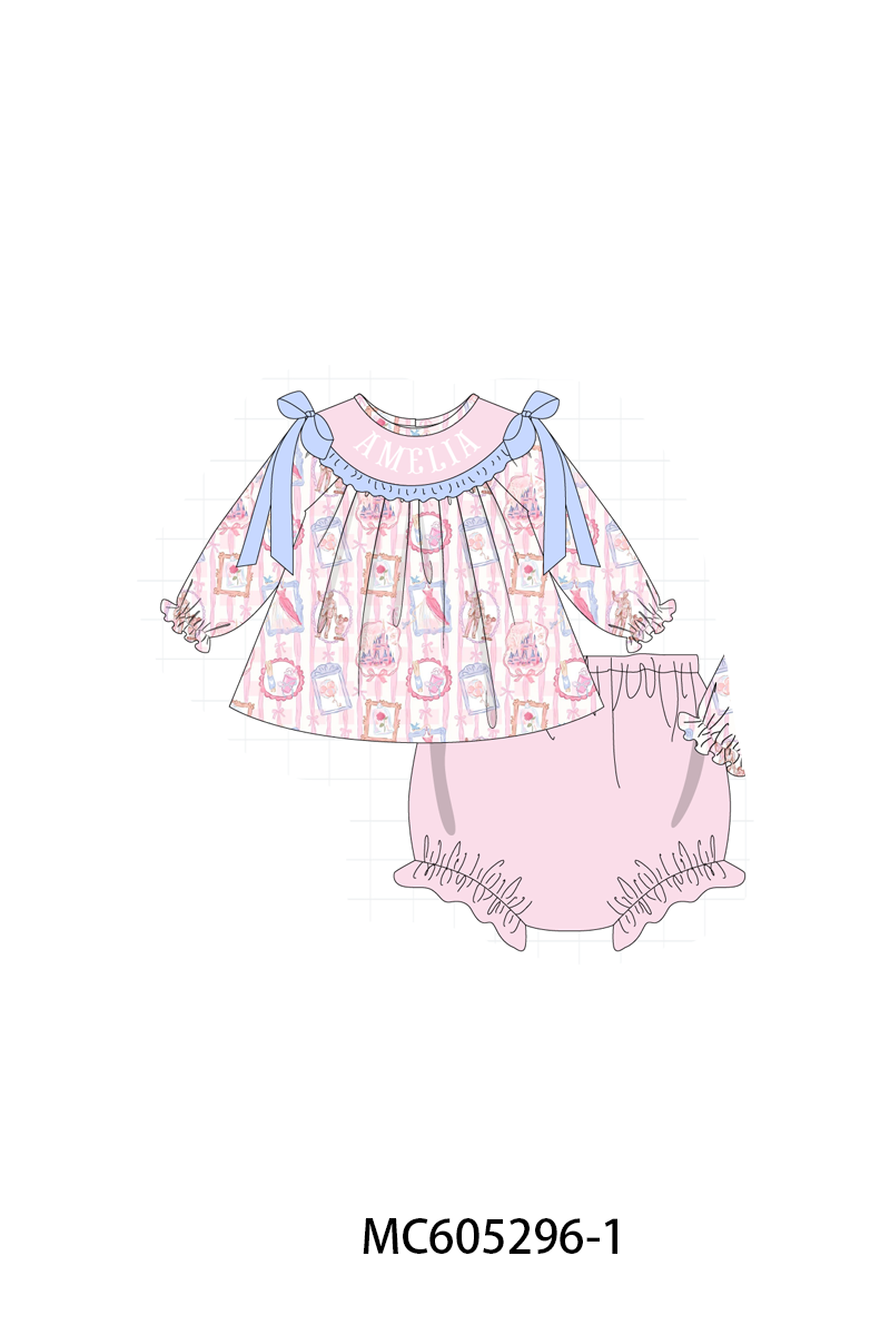 PO92 Pink monogram embroidery collection - closing 5/25 - ETA late October