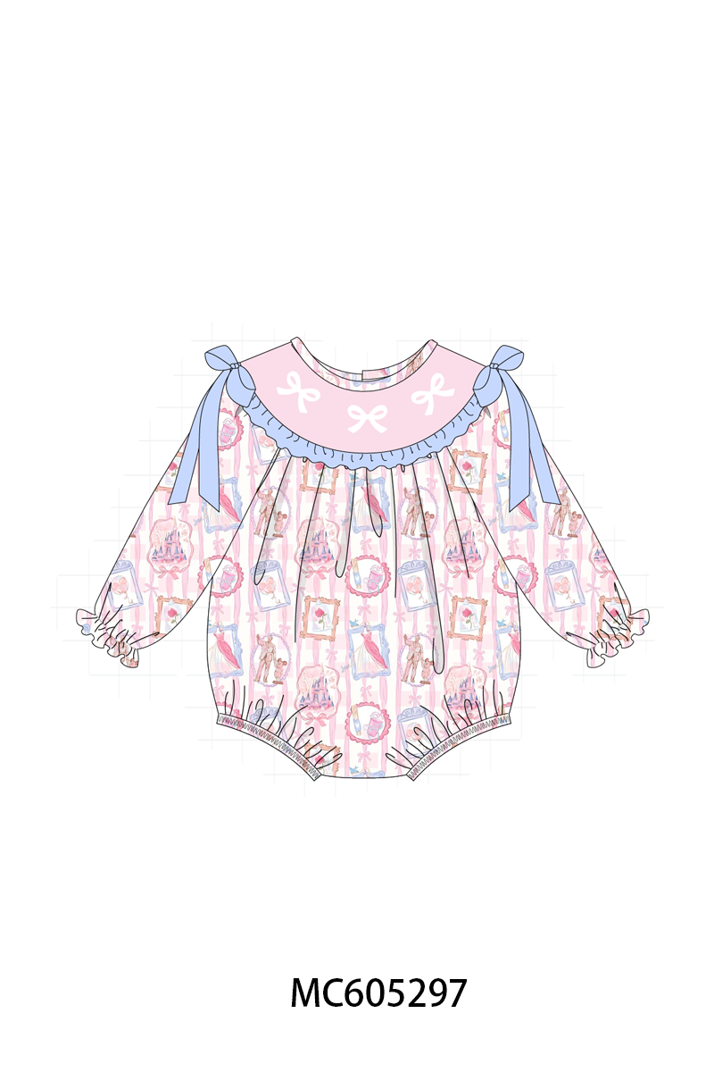 PO92 Pink bow embroidery collection - closing 5/25 - ETA late October