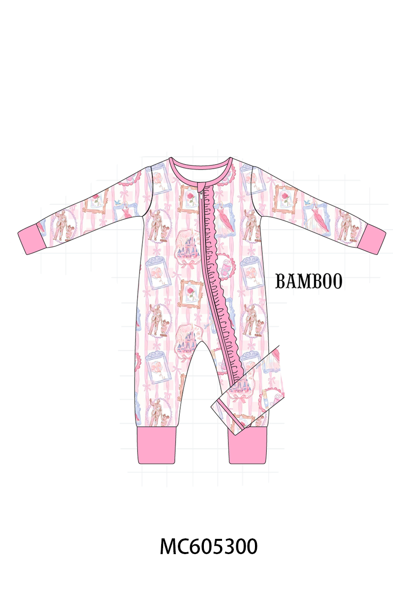 PO92 Pink character castle bamboo collection - closing 5/25 - ETA late October