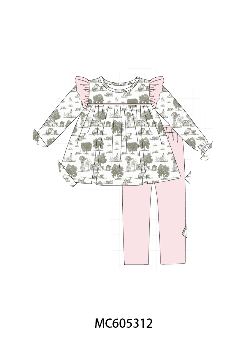 PO92 Pink&blue farm print collection - closing 5/25 - ETA late October