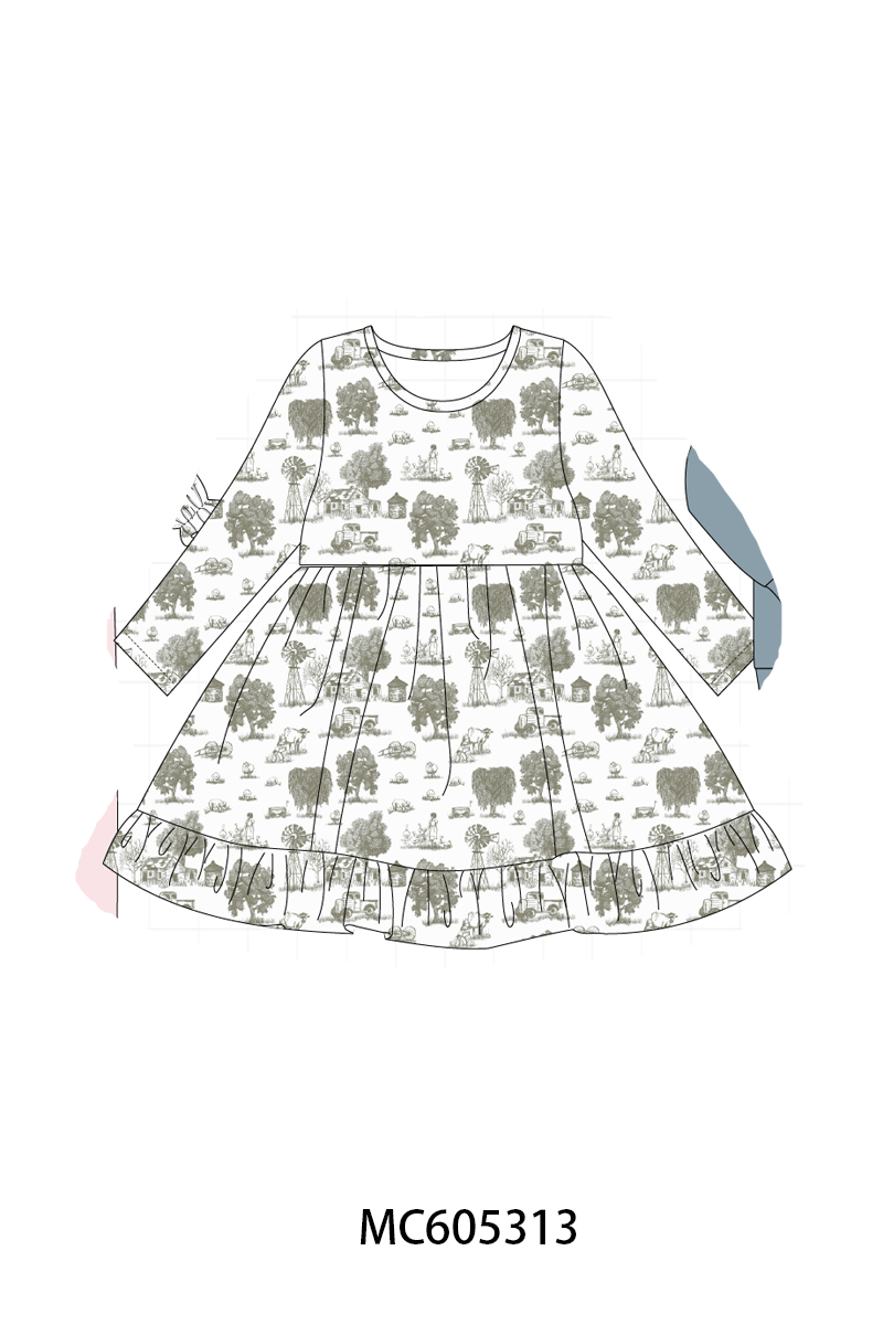 PO92 Pink&blue farm print collection - closing 5/25 - ETA late October