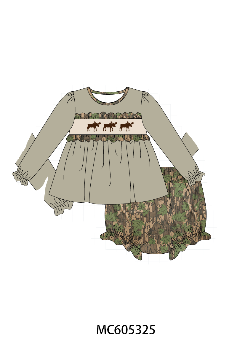 PO92 Camouflage moose embroidery collection - closing 5/25 - ETA late October