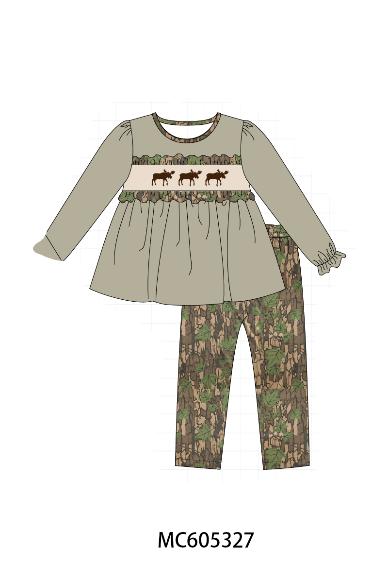 PO92 Camouflage moose embroidery collection - closing 5/25 - ETA late October