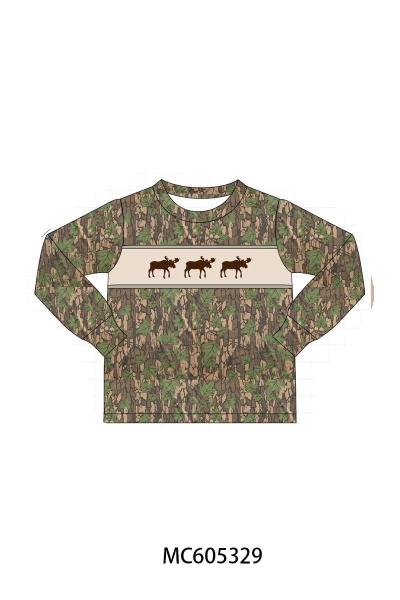PO92 Camouflage moose embroidery collection - closing 5/25 - ETA late October