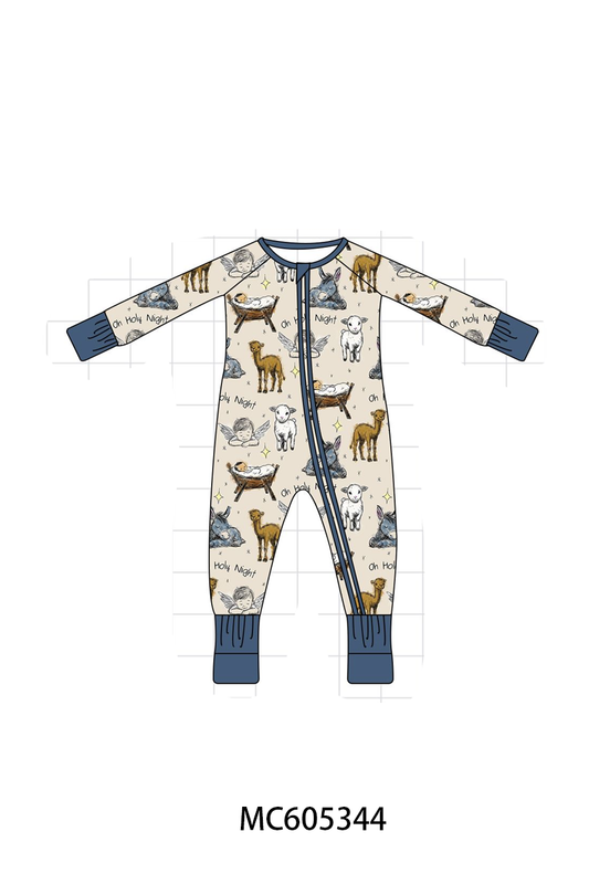PO92 Navy night print bamboo collection - closing 5/25 - ETA late October