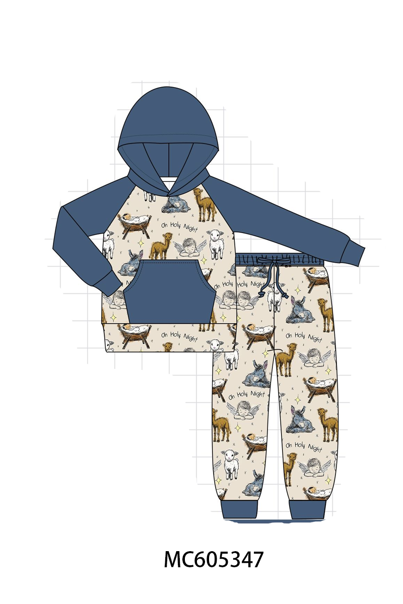 PO92 Navy night print bamboo collection - closing 5/25 - ETA late October