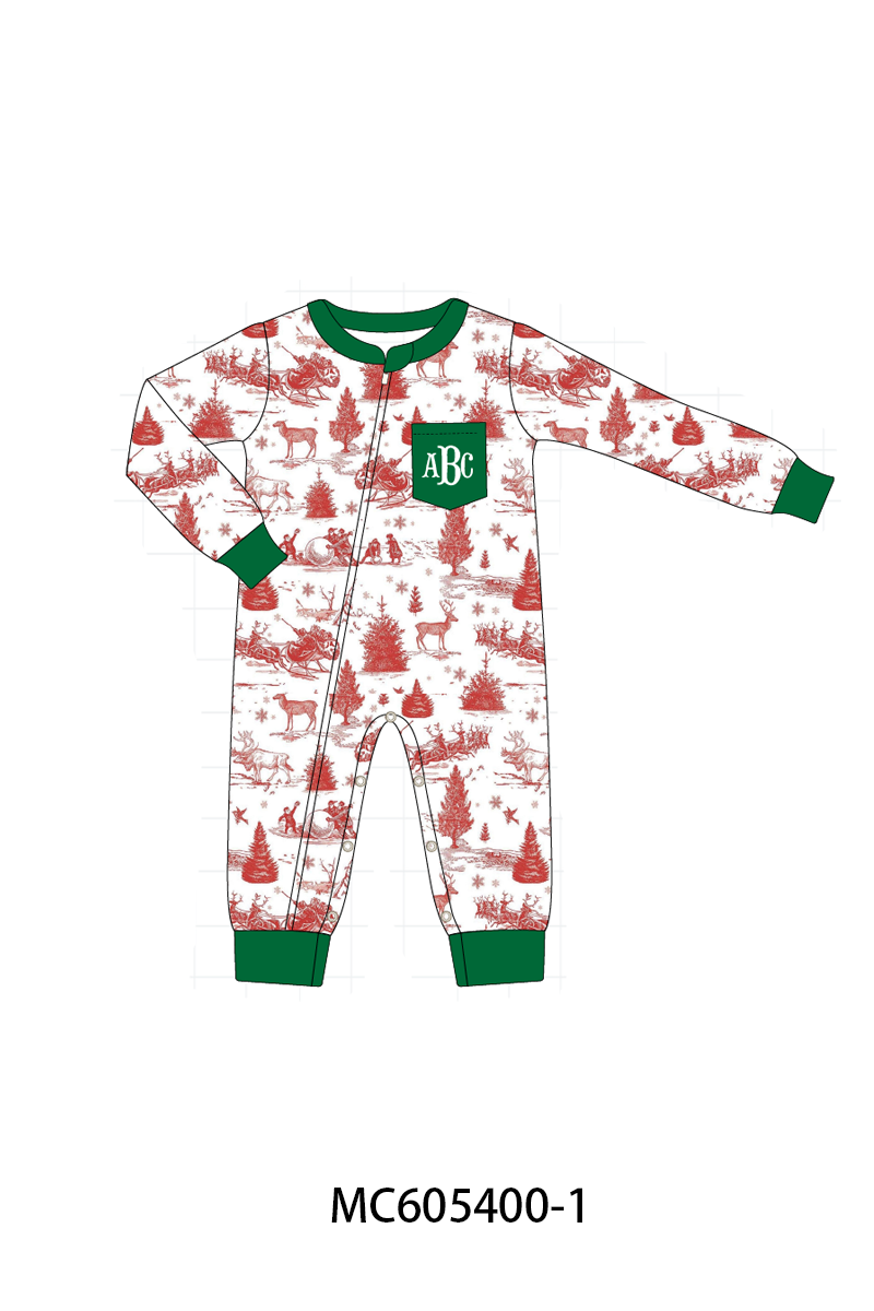 PO93 Classic Christmas Toile monogram embroidery collection  - closing 6/8 - ETA November