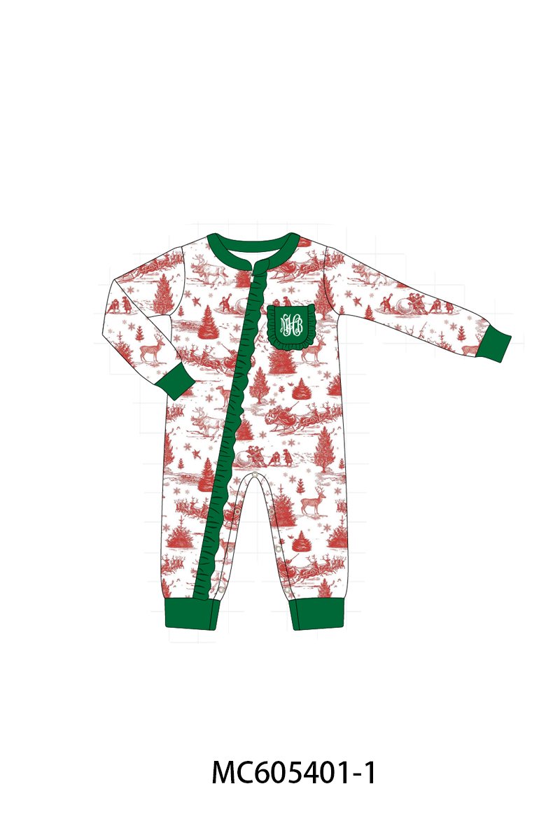 PO93 Classic Christmas Toile monogram embroidery collection  - closing 6/8 - ETA November