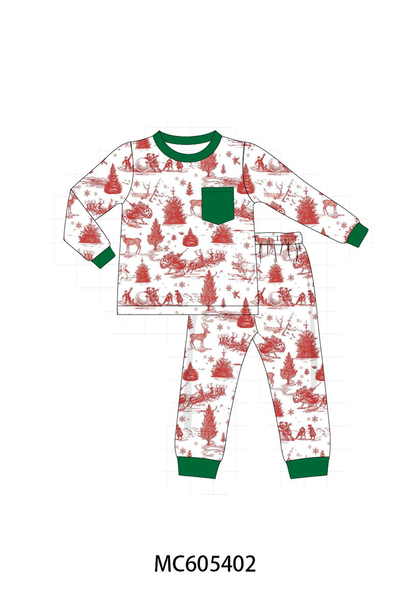 PO93 Classic Christmas Toile print collection  - closing 6/8 - ETA November