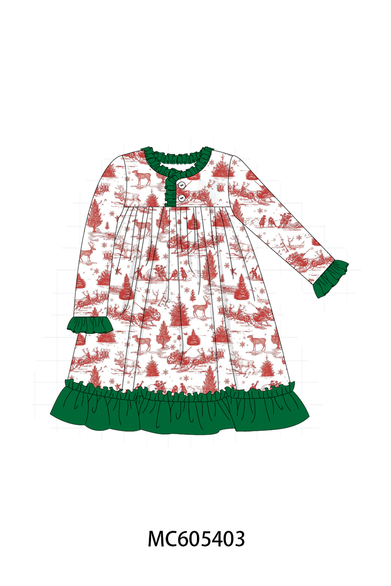 PO93 Classic Christmas Toile print collection  - closing 6/8 - ETA November