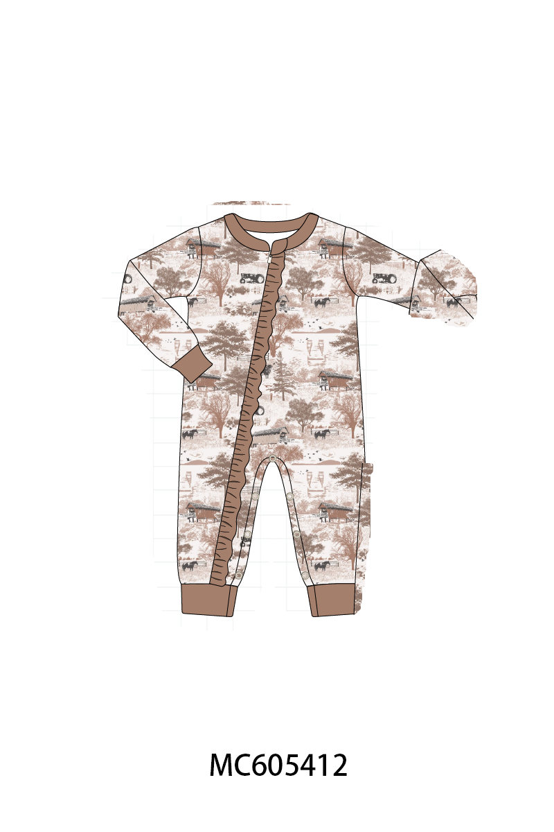 PO93 Brown farm print collection  - closing 6/8 - ETA November