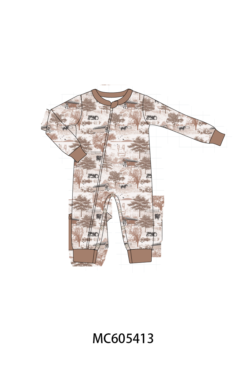 PO93 Brown farm print collection  - closing 6/8 - ETA November