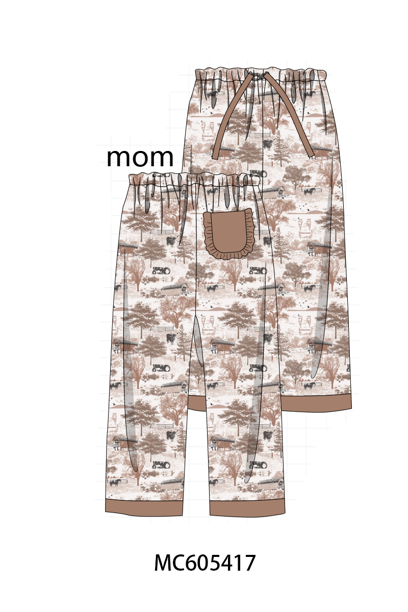 PO93 Brown farm print collection  - closing 6/8 - ETA November