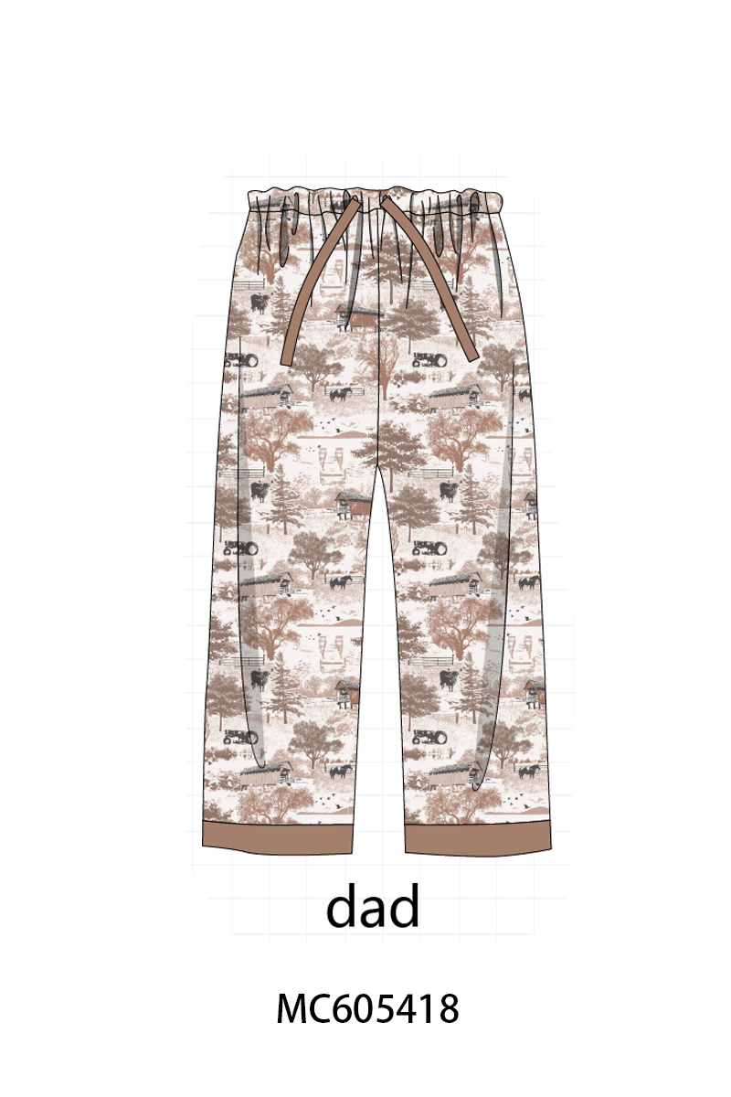 PO93 Brown farm print collection  - closing 6/8 - ETA November
