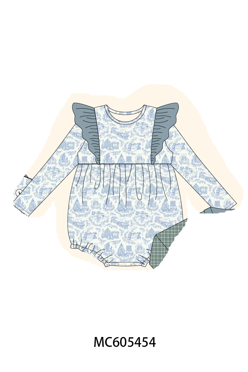 PO93 Blue toile holiday print collection  - closing 6/8 - ETA November