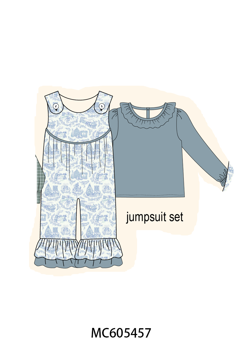 PO93 Blue toile holiday print collection  - closing 6/8 - ETA November